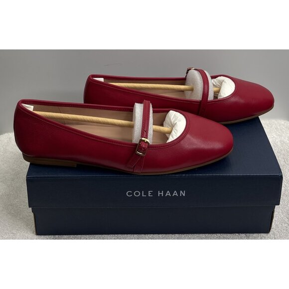 Cole Haan Women's Yelena Leather Mary Jane Ballet Flats Shoes Size 7 NWB - Picture 7 of 12